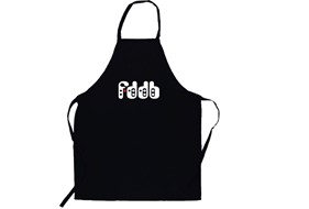 Forklæde med FDDB-logo