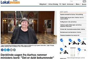 Klik på Lokalavisen for at læse avisens artikel. Foto af Helene Lønborg, der har kæmpet for sine timer i Aarhus