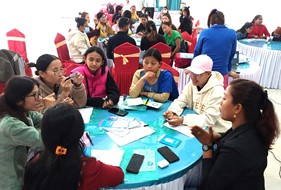Vigtig workshop om rettigheder for unge døvblinde kvinder i Nepal