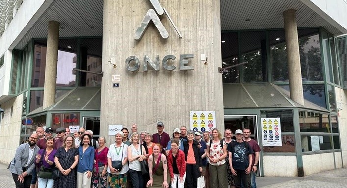 Reportage fra Mallorca-turen på besøg hos ONCE